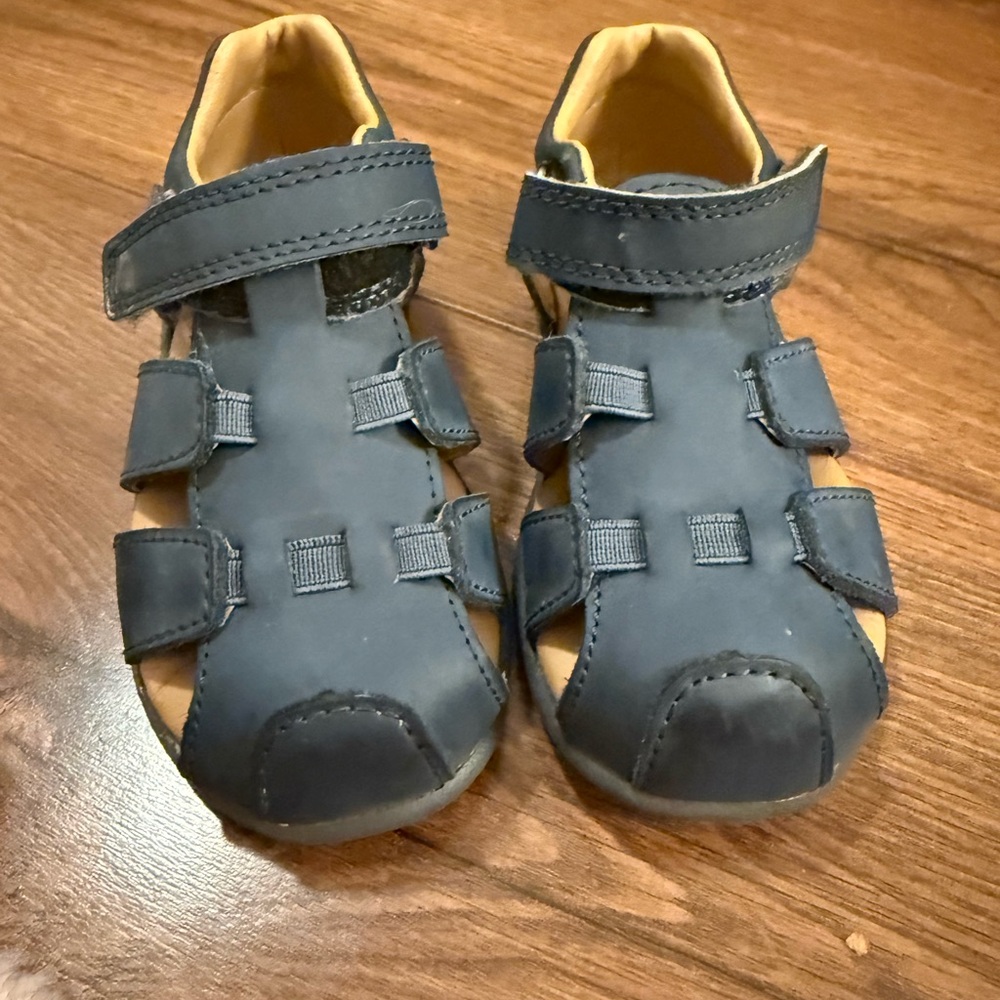 Baby Boys Stride Ride Navy Sandals